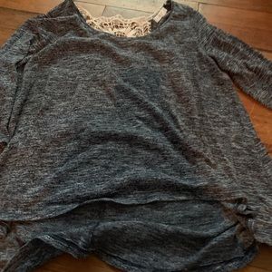 aeropostale long sleeve with lace back